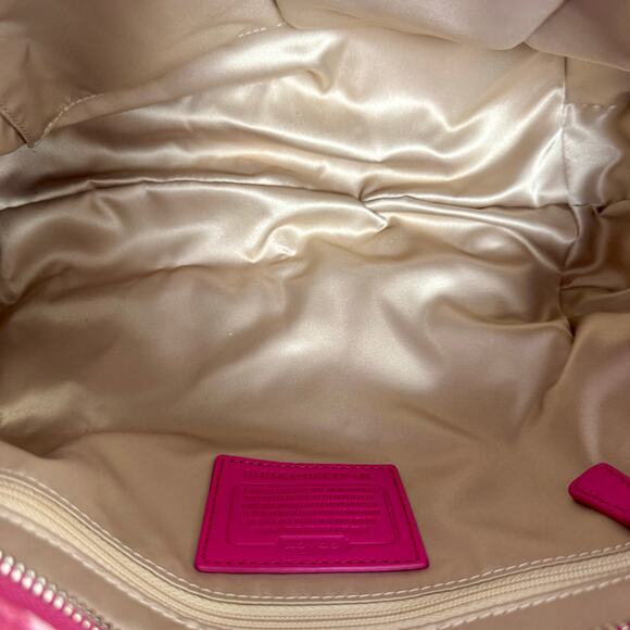 NWT Coach Alexandra Signature C Shoulder Bag Pink with Silver Hardware - Picture 8 of 13